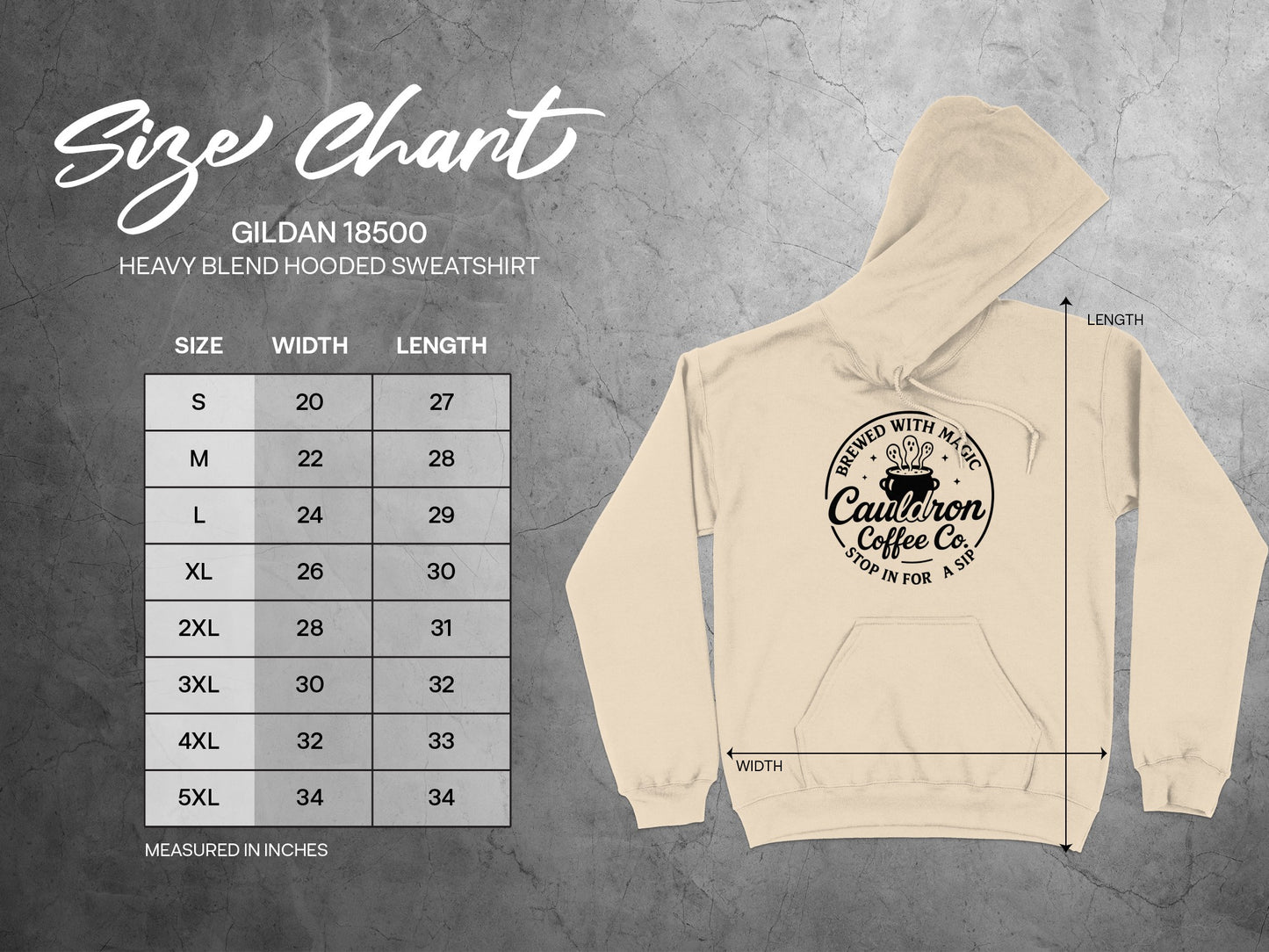 Cauldron Coffee Co Heavy Blend Hooded Sweatshirt product type