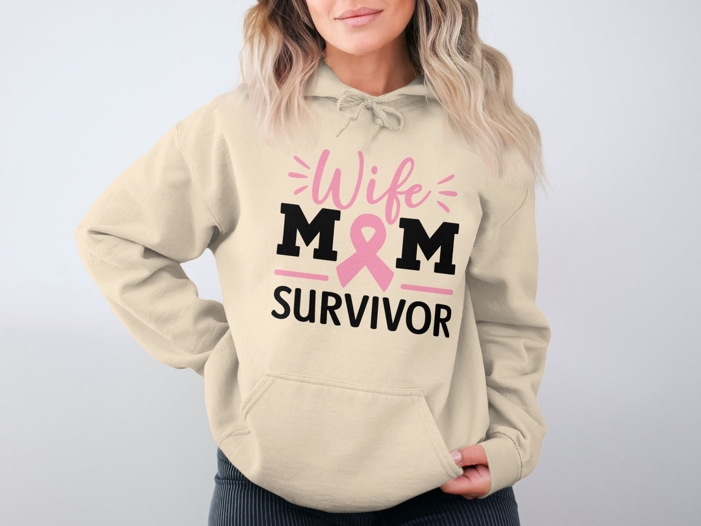 Wife Mom Survivor Hoodie Stylish Inspirational product