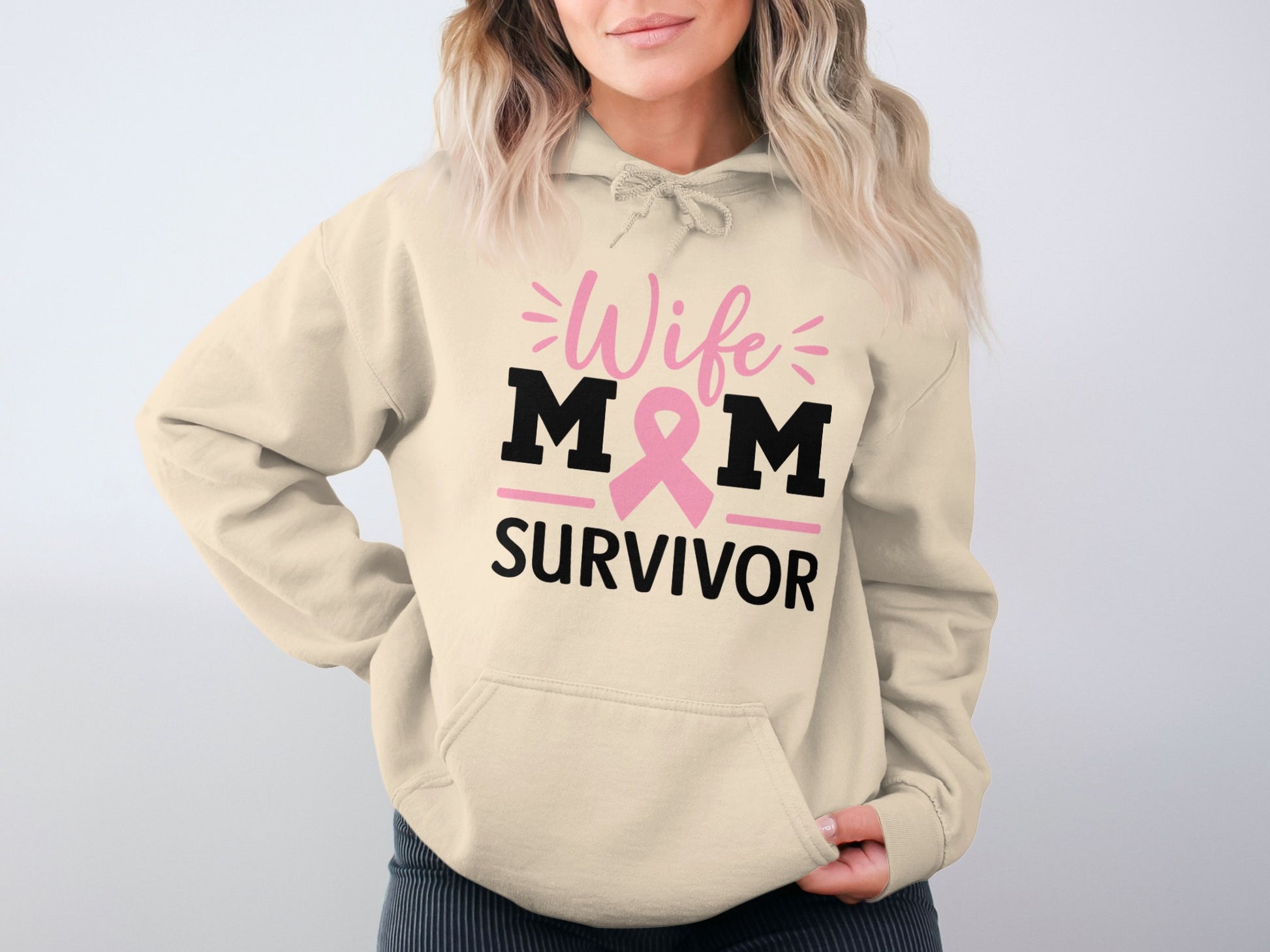 Wife Mom Survivor Hoodie Stylish Inspirational product