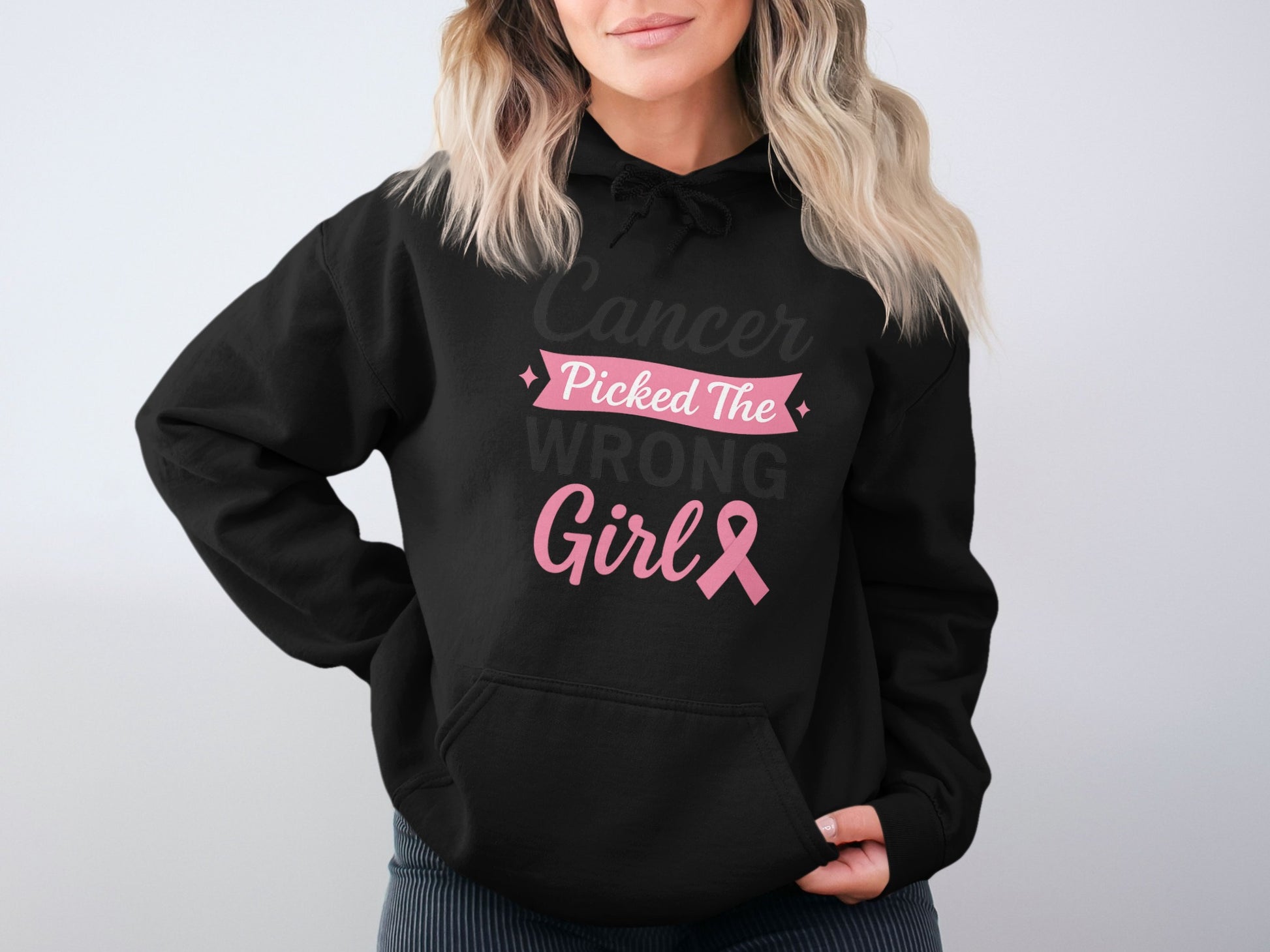 Cancer Picked The Wrong Girl Hoodie product