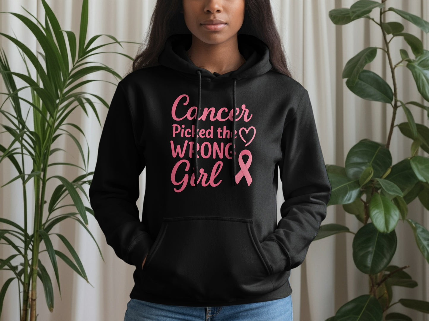 Cancer Picked the Wrong Girl Hoodie product