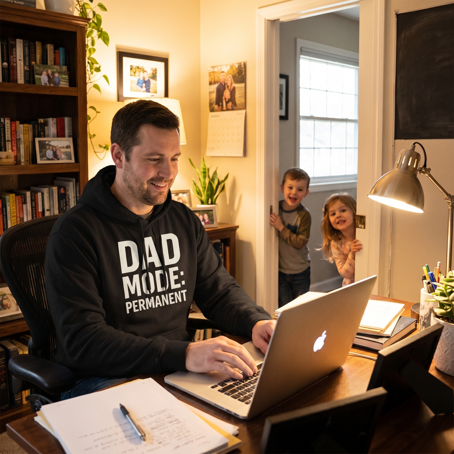 Dad Mode Permanent - home office lifestyle