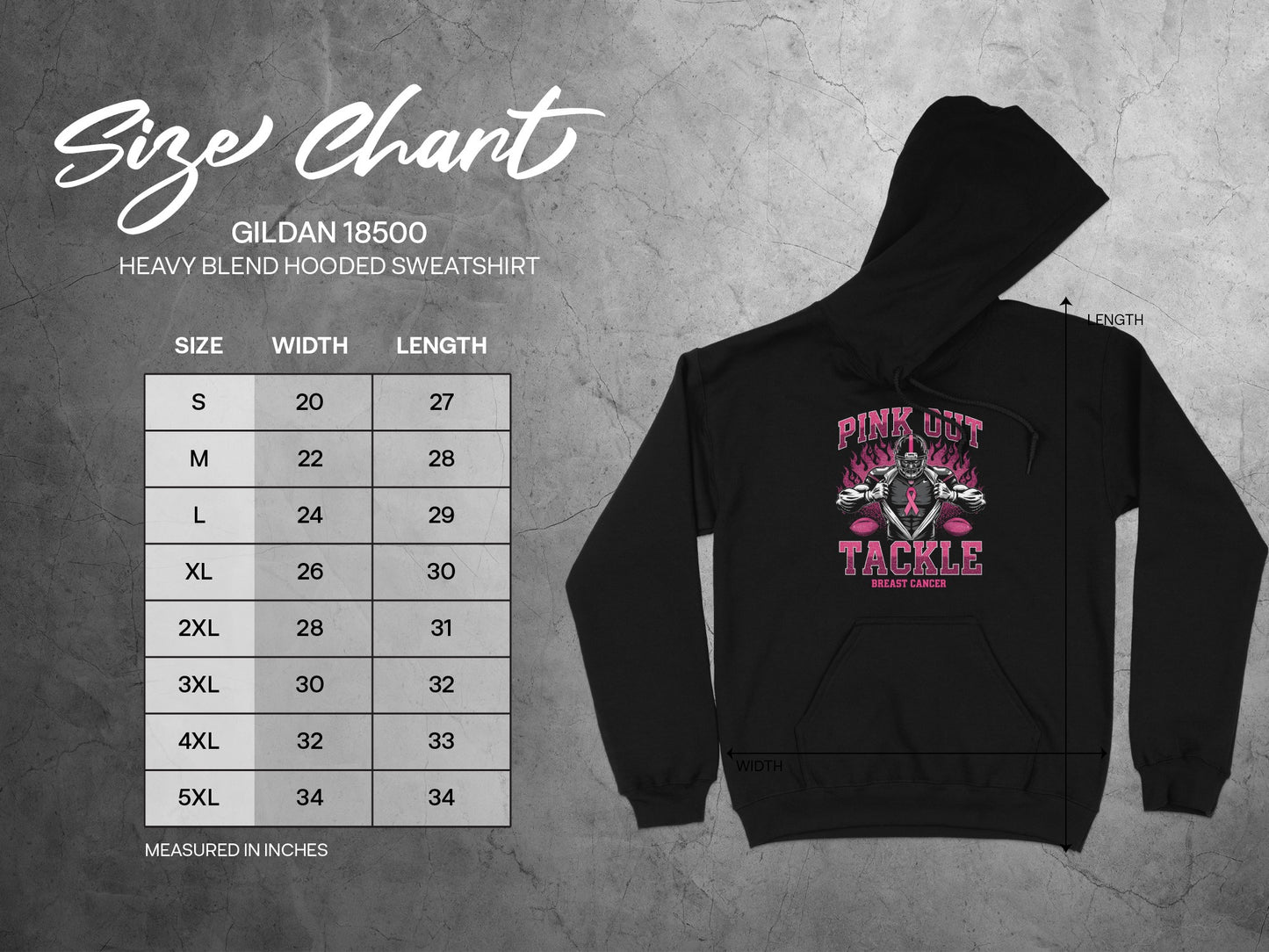 Pink Out Tackle Breast Cancer Sweatshirt product type