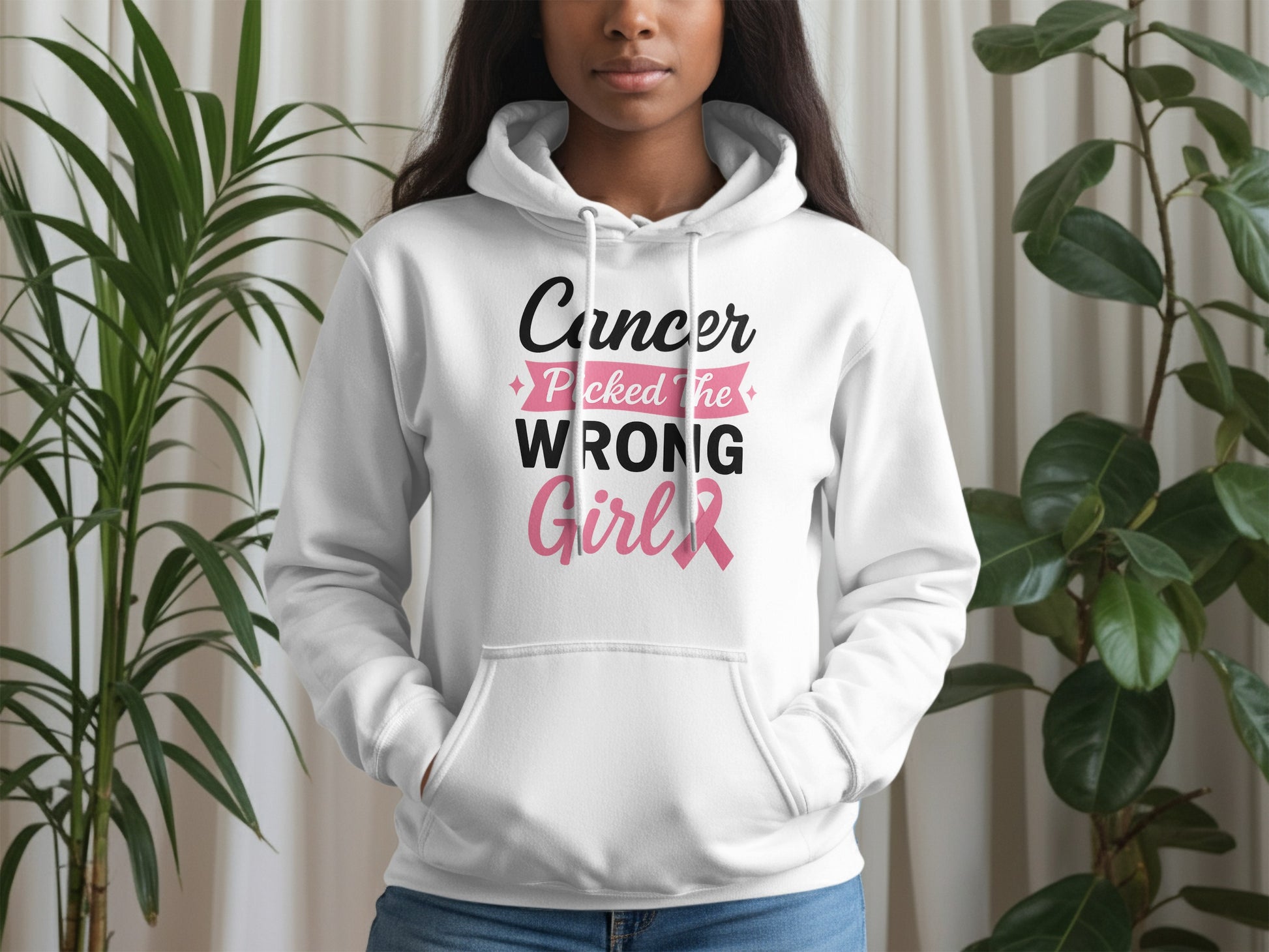 Cancer Picked The Wrong Girl Hoodie product