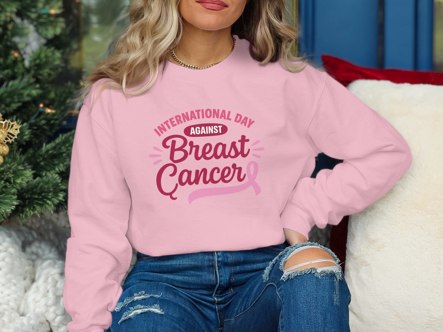 International Day Against Breast Cancer sweatshirt product