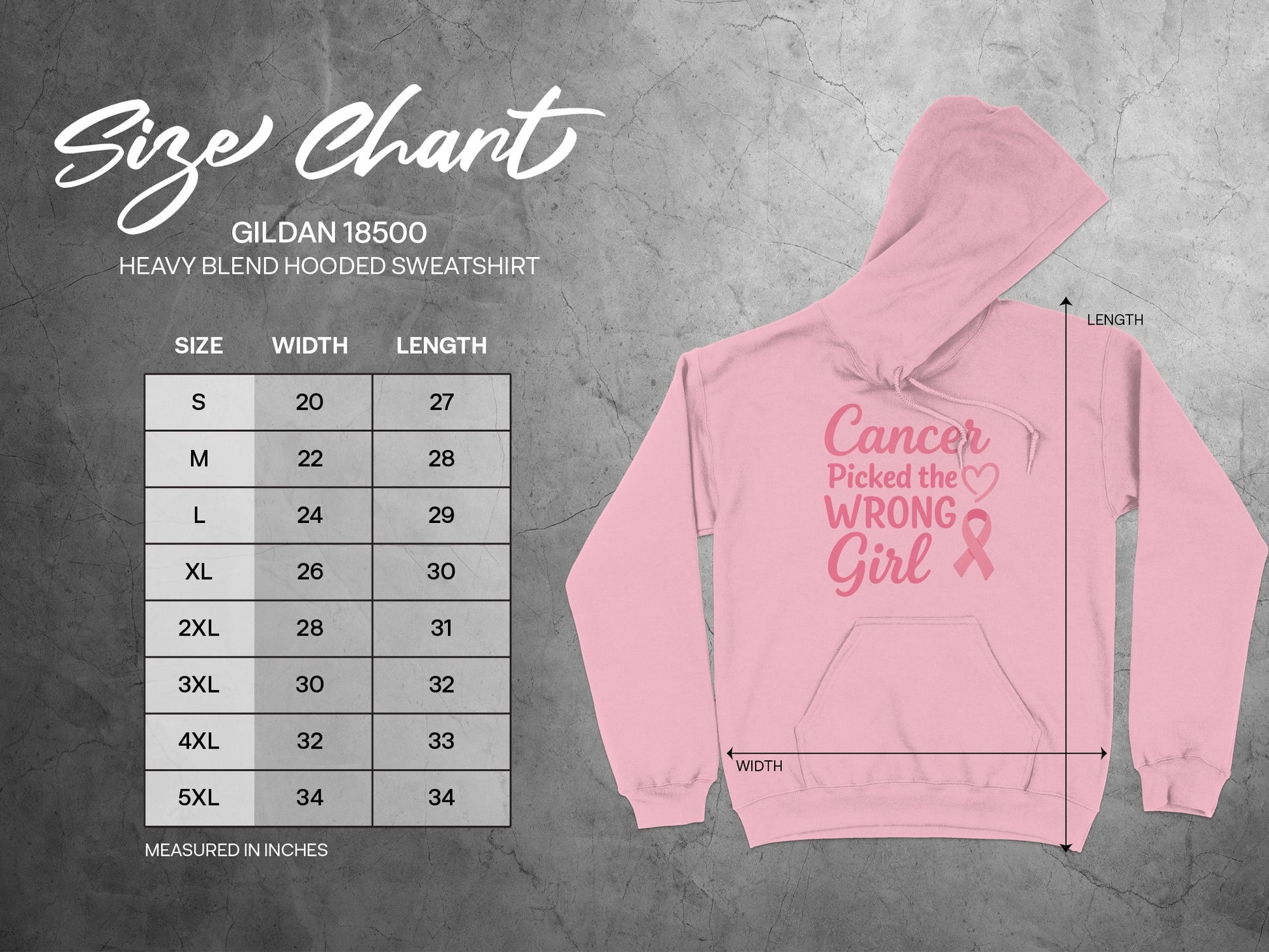 Cancer Picked The Wrong Girl Hoodie Product