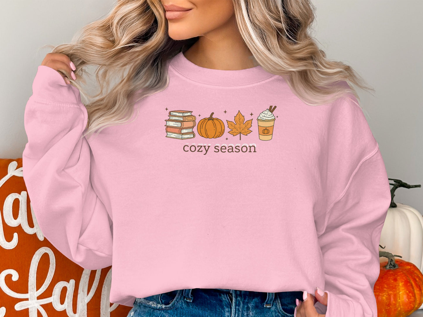 Cozy Season Graphic Sweatshirt Clothing Product