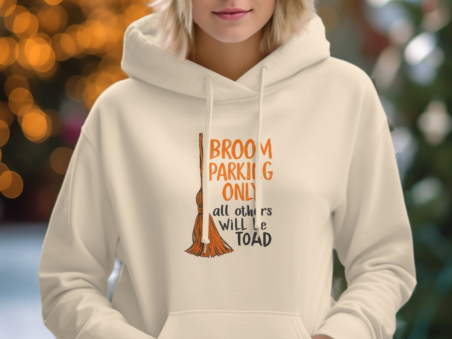 Funny Broom Parking Only Toad Hoodie product