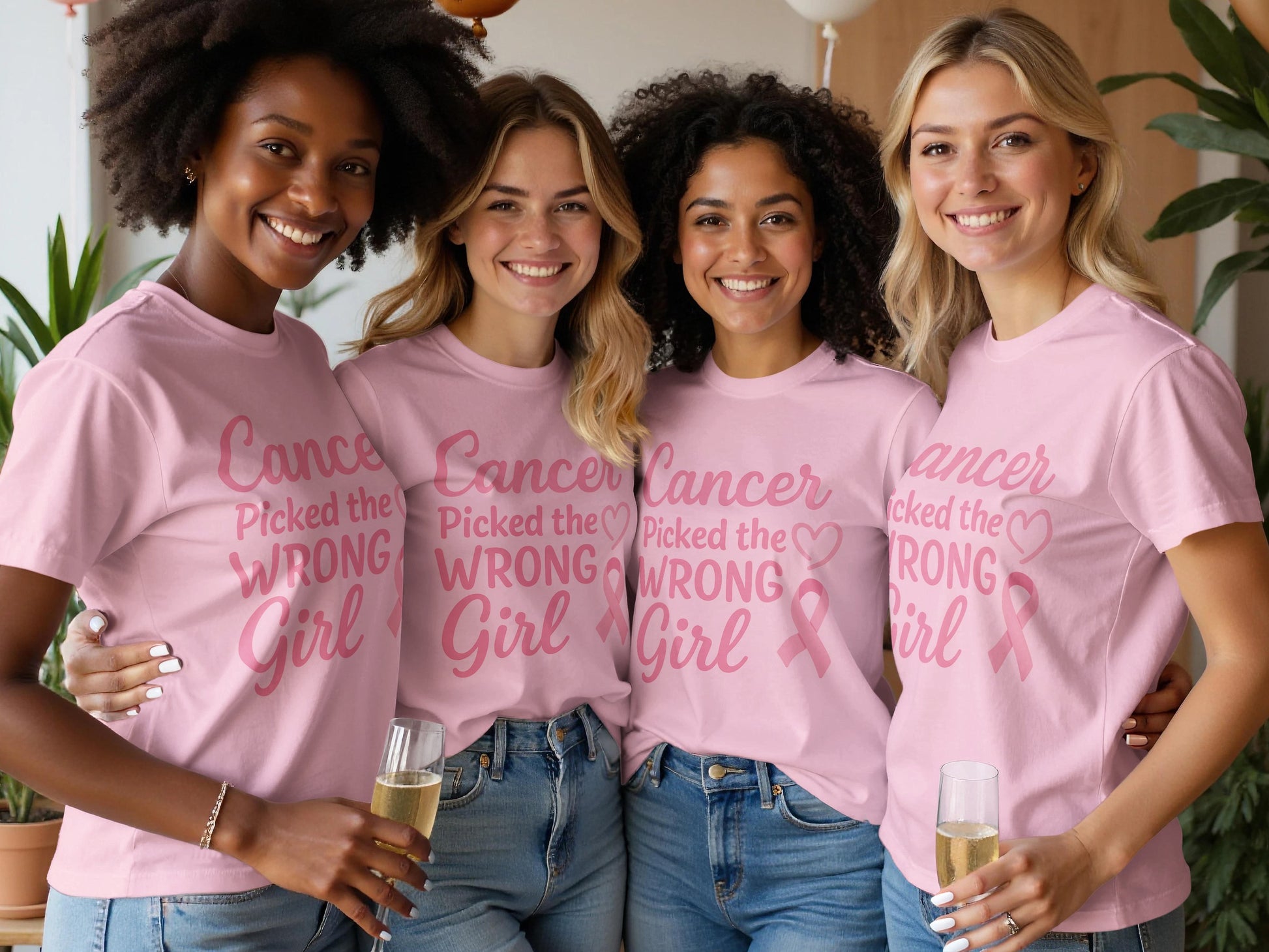 Cancer Picked the Wrong Girl T-shirts product type