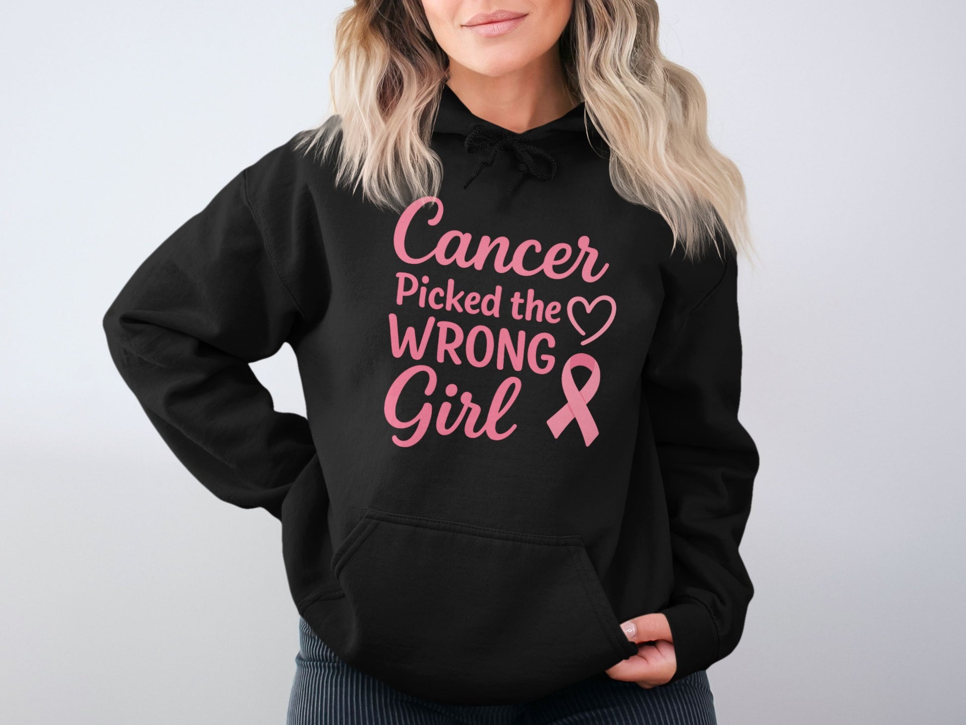 Cancer Picked the Wrong Girl Hoodie product