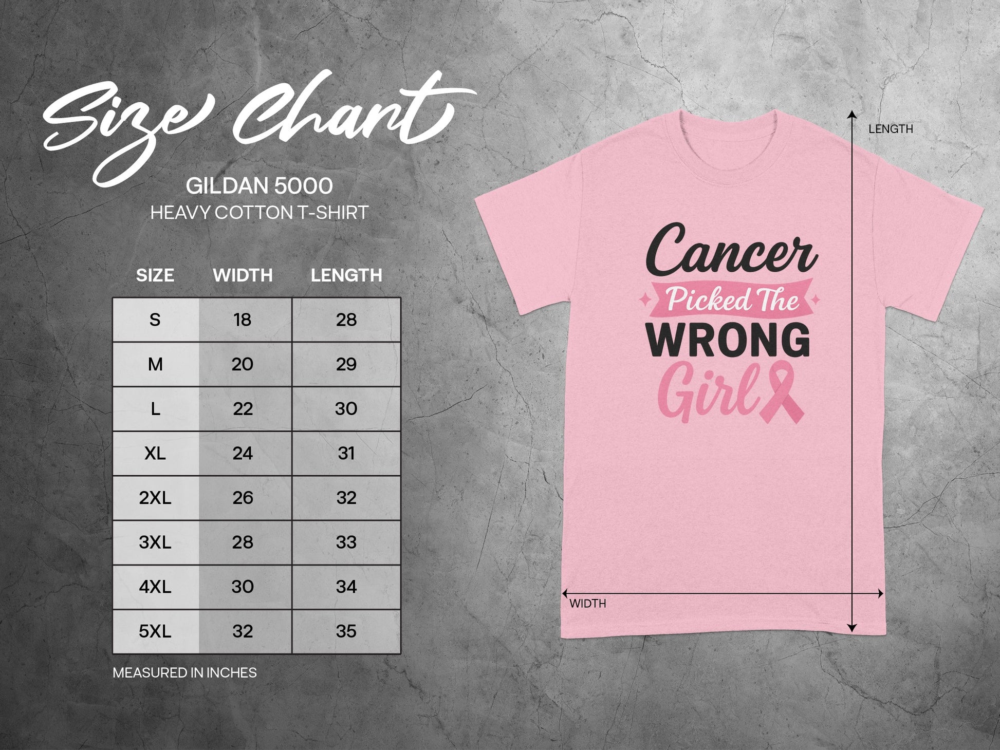 Cancer Picked The Wrong Girl T-shirt product type