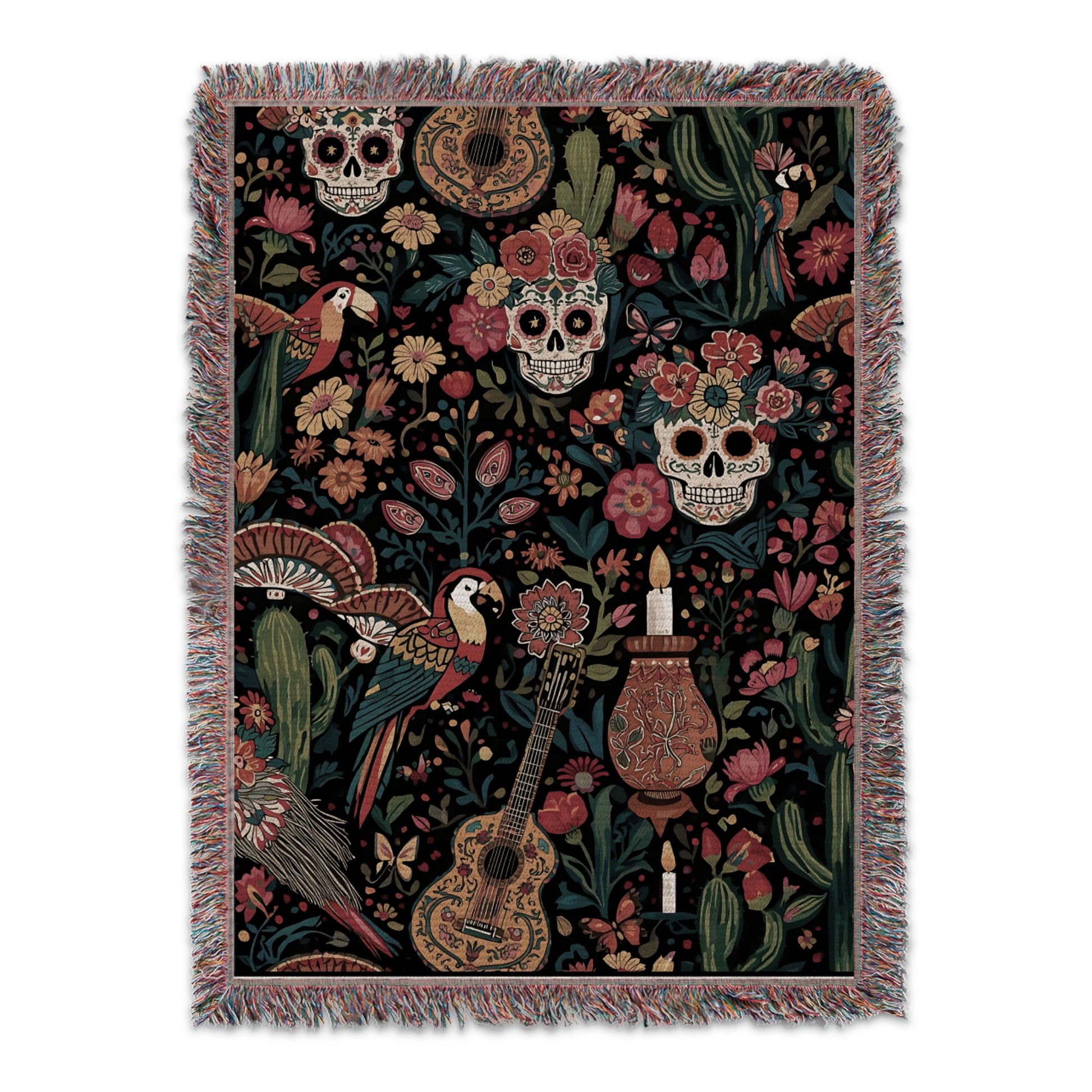 Dia de los Muertos Themed Blanket Layered product