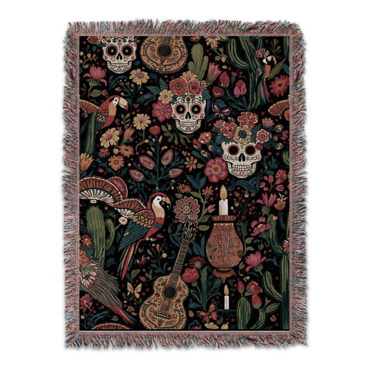 Dia de los Muertos Themed Blanket Layered product