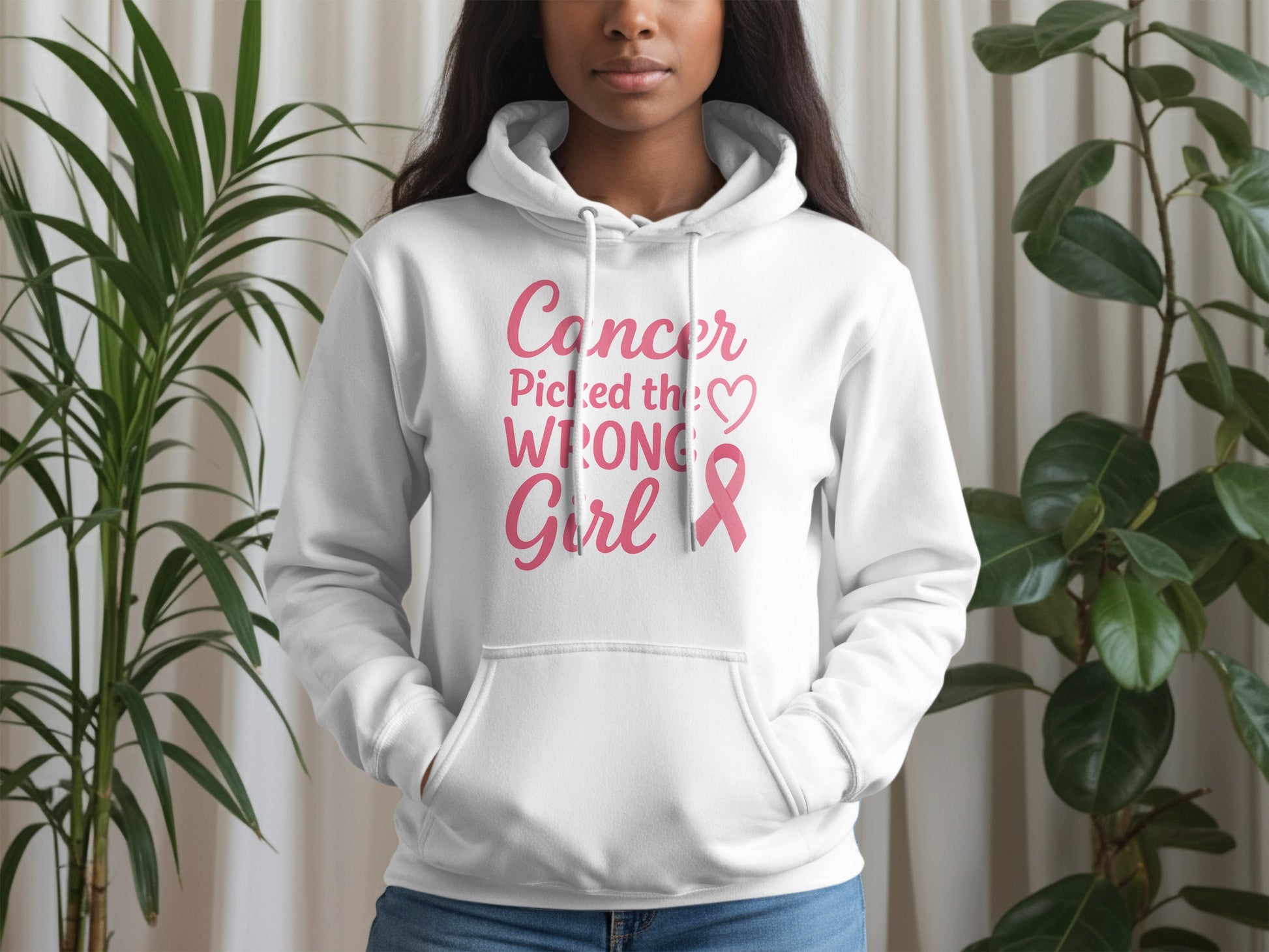 Cancer Picked the Wrong Girl Hoodie product type