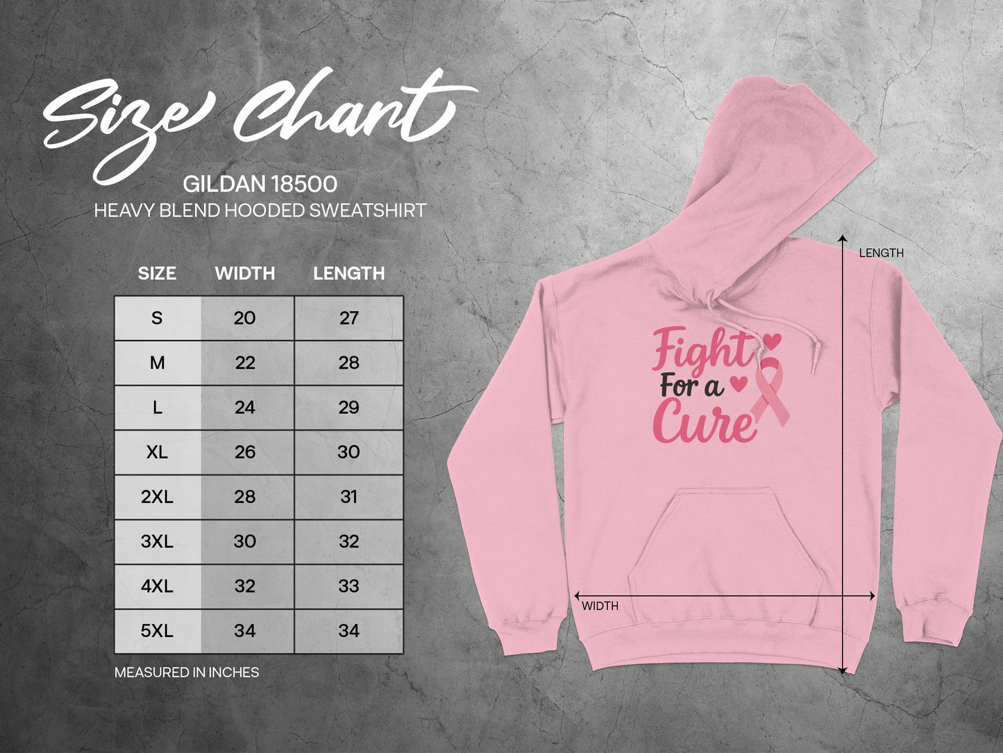 Fight for a Cure Heavy Blend Hooded Sweatshirt product