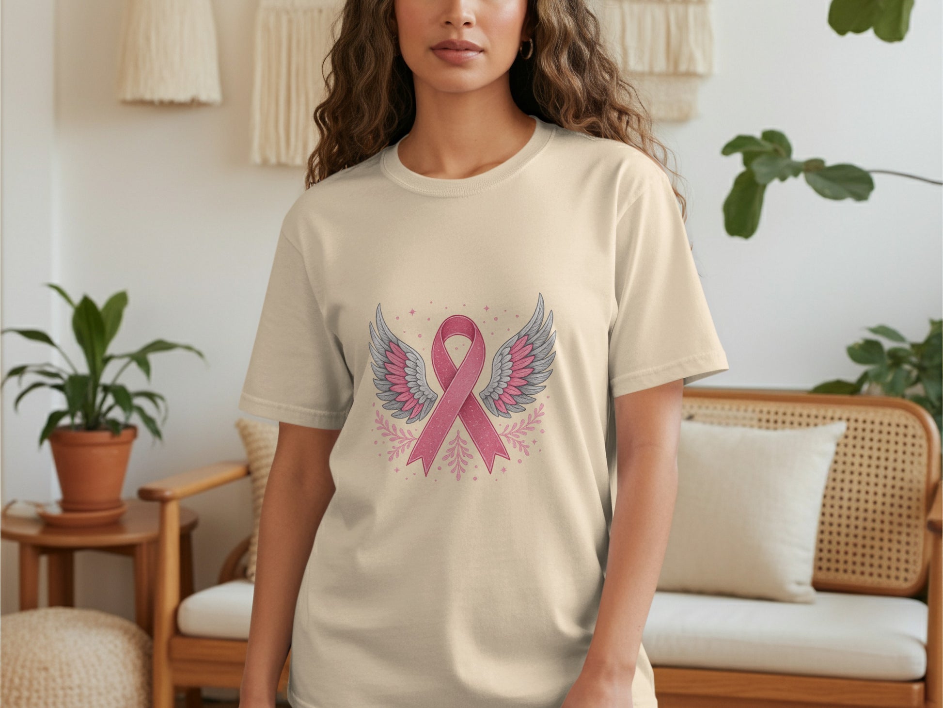 Breast Cancer Awareness Pink Ribbon Tee product