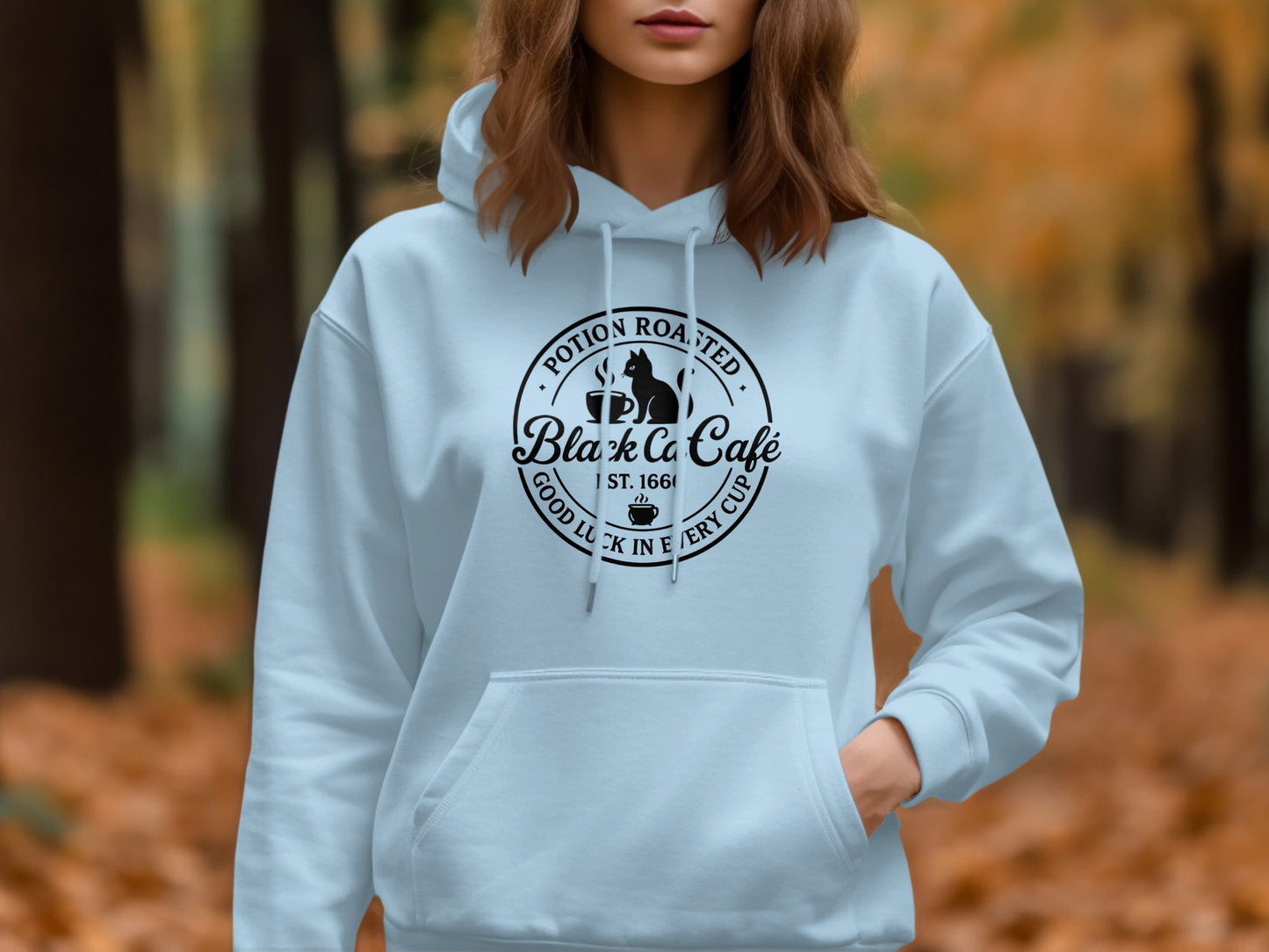 Black Cat Café Potion Roasted Graphic Hoodie product