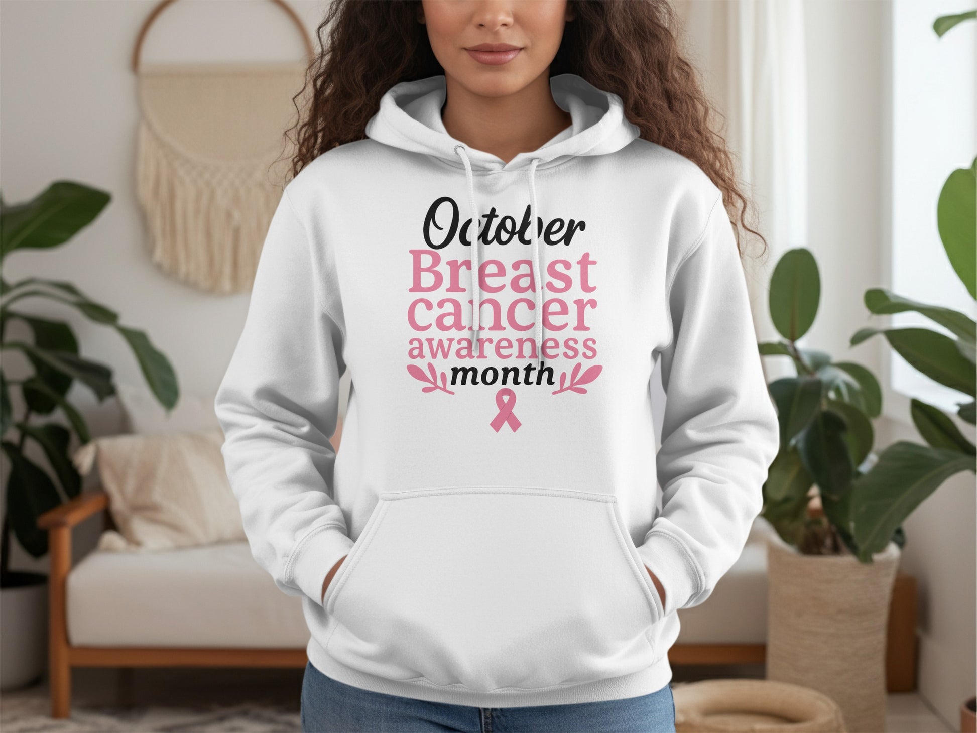 October Breast Cancer Awareness Month Hoodie product type