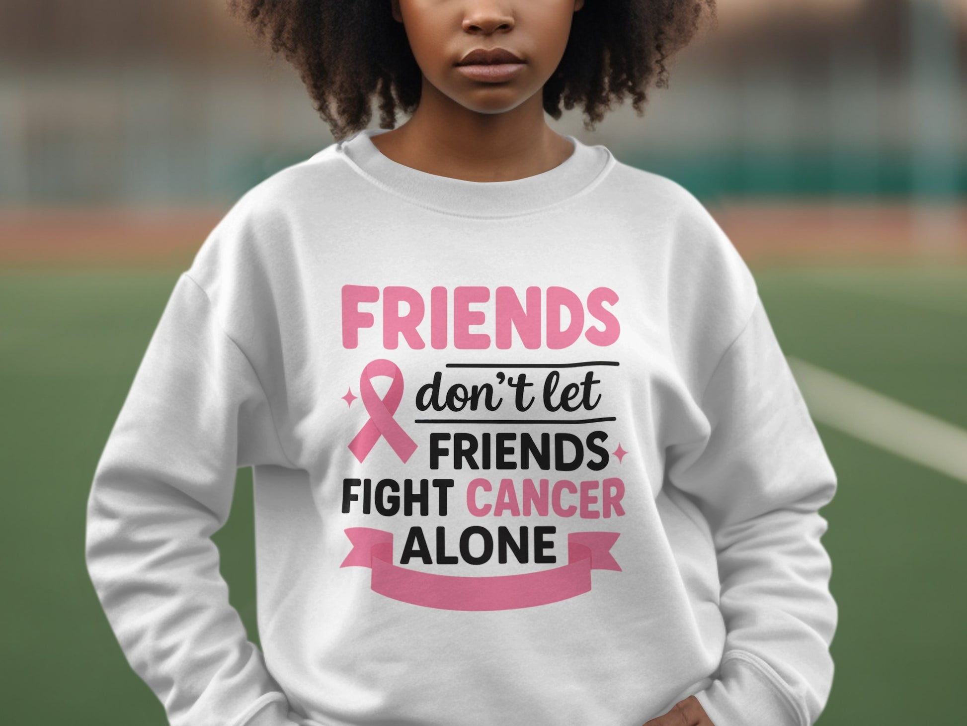 Friends Fight Cancer Alone Sweatshirt product type