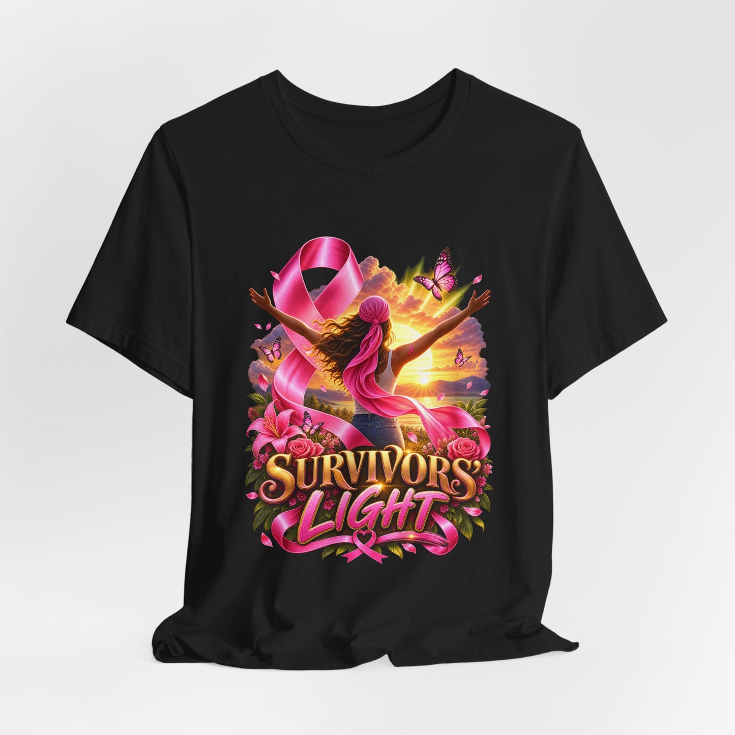 Survivors' Light | Breast Cancer Awareness Unisex T-Shirt