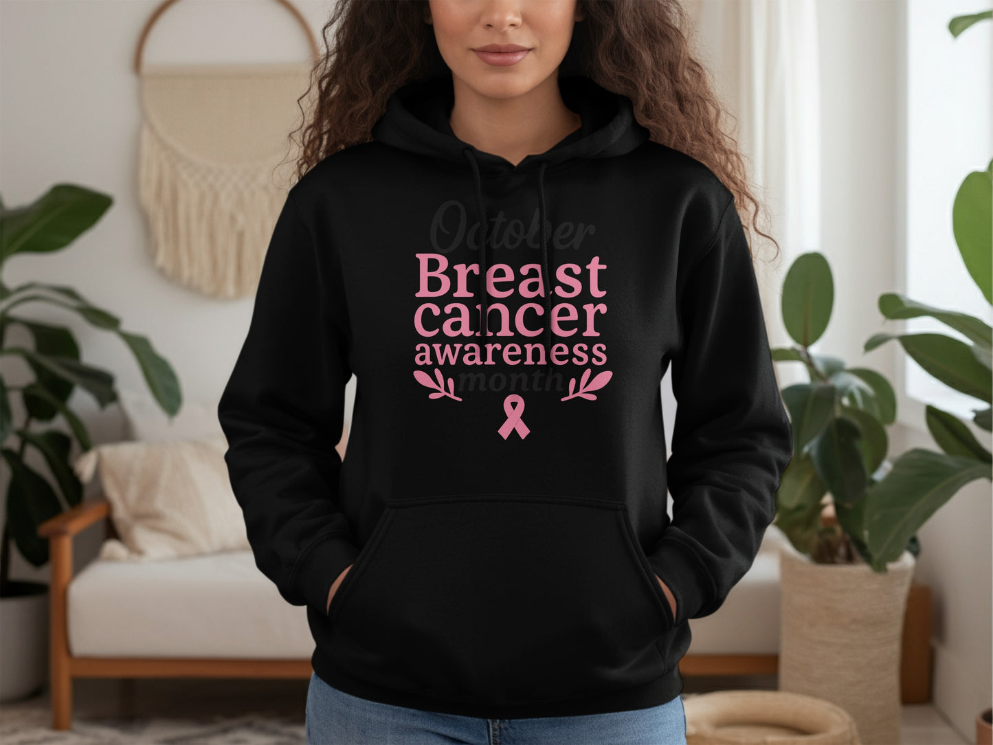 October Breast Cancer Awareness Month Hoodie product