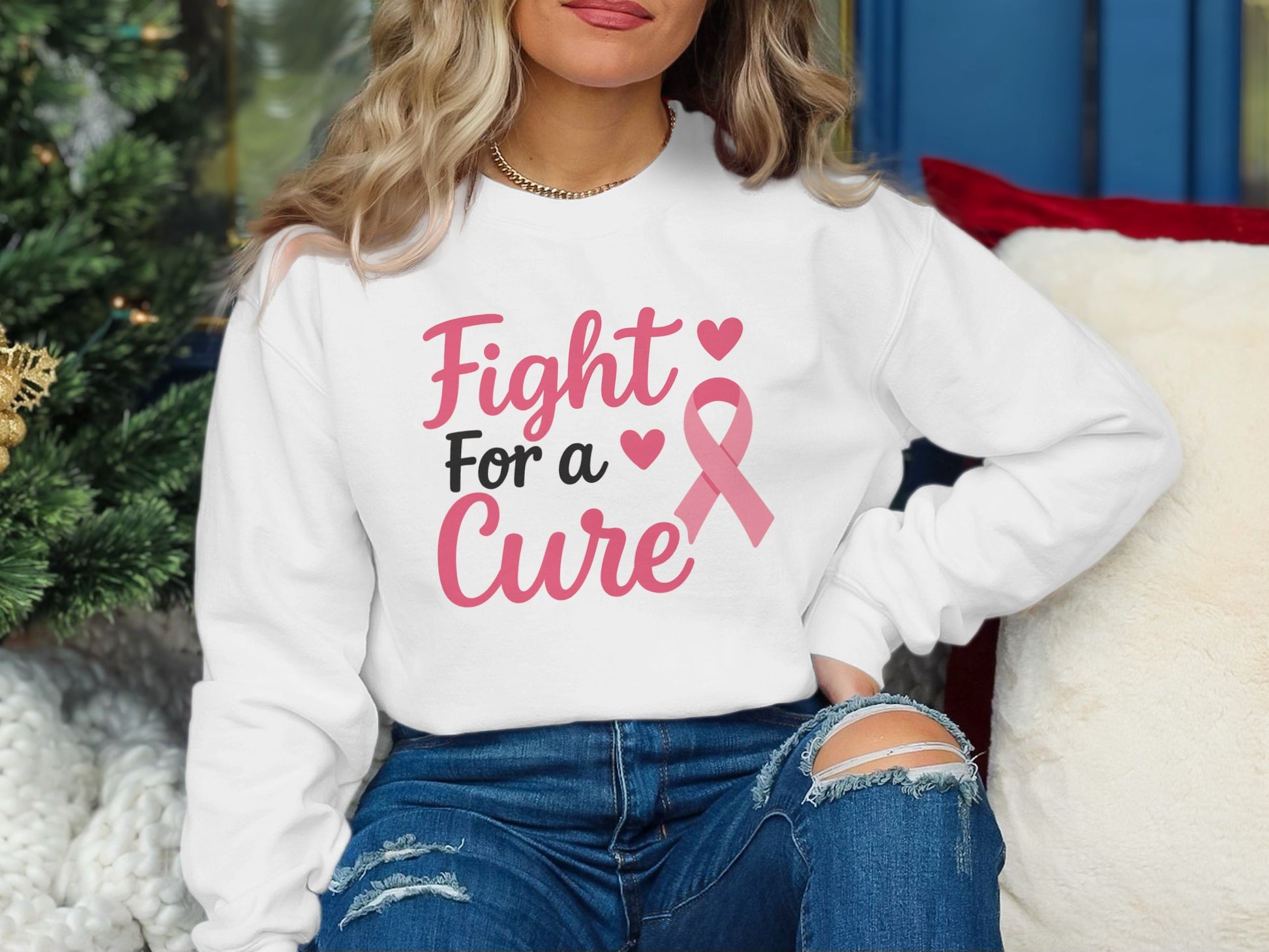 Fight For a Cure Inspirational Sweatshirt product