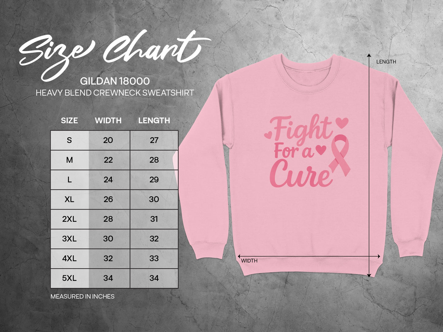 Fight For a Cure Crewneck Sweatshirt product