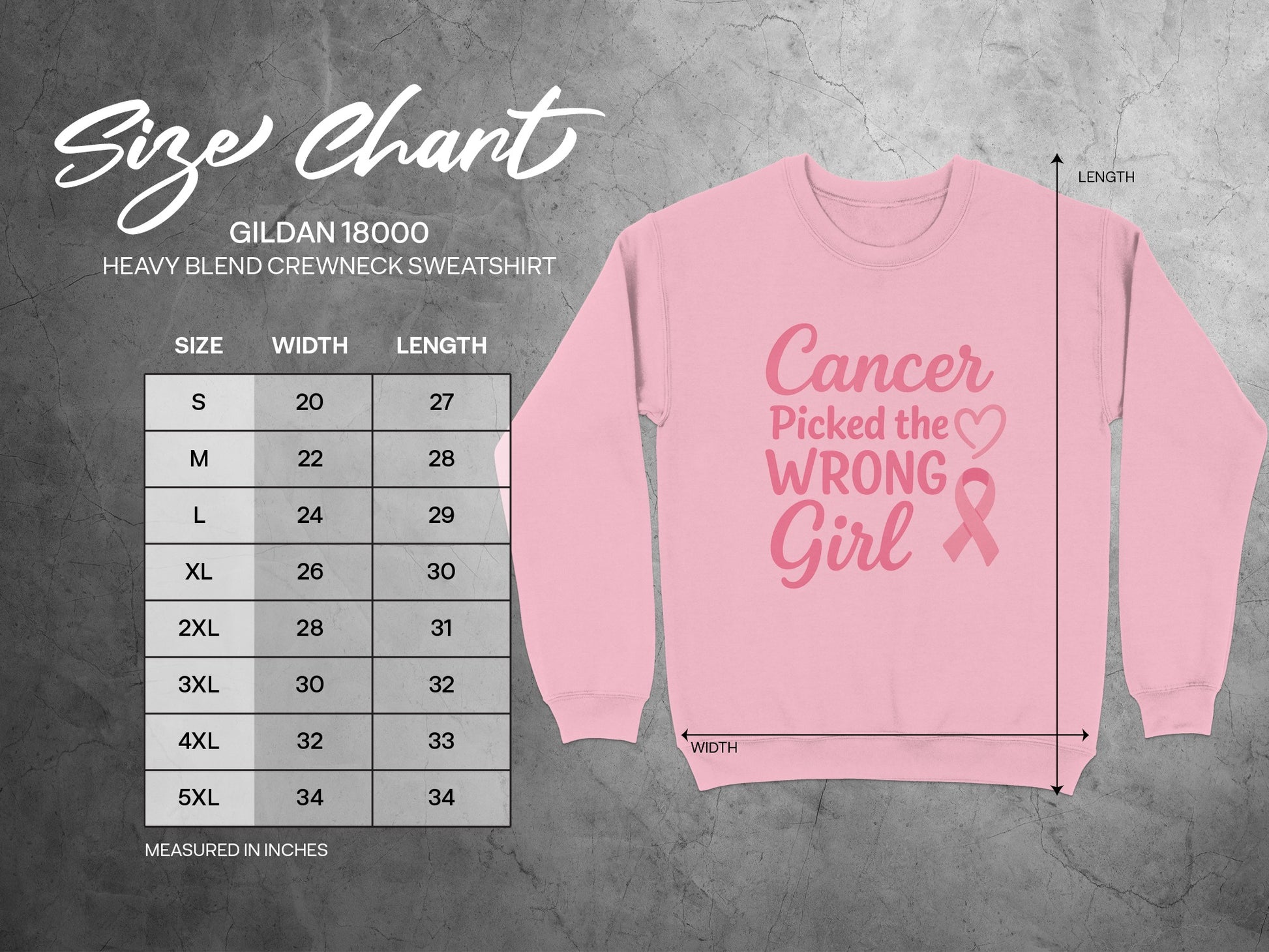 Cancer Picked the Wrong Girl Sweatshirt Product