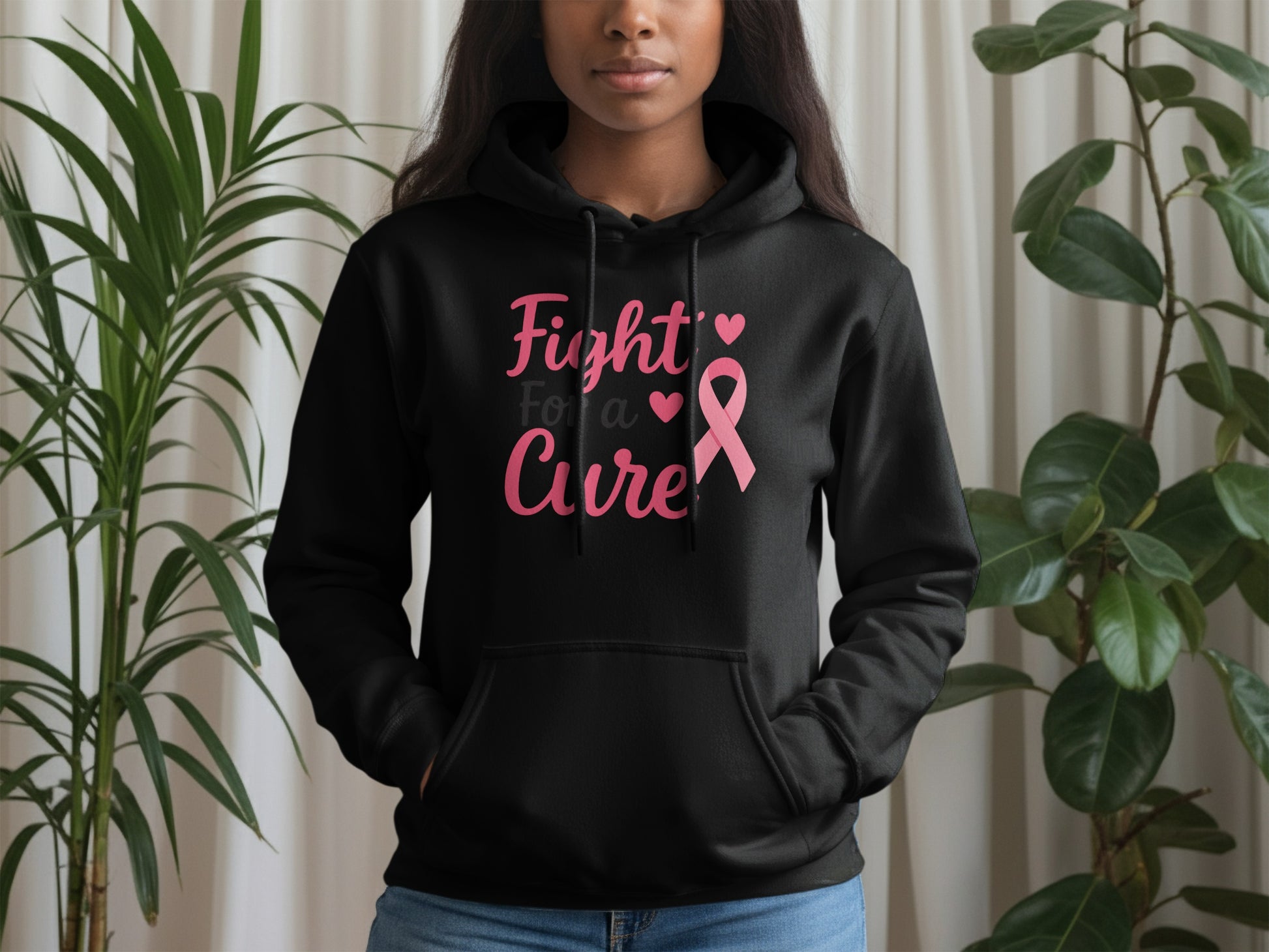 Fight For A Cure Graphic Hoodie Comfortable Product