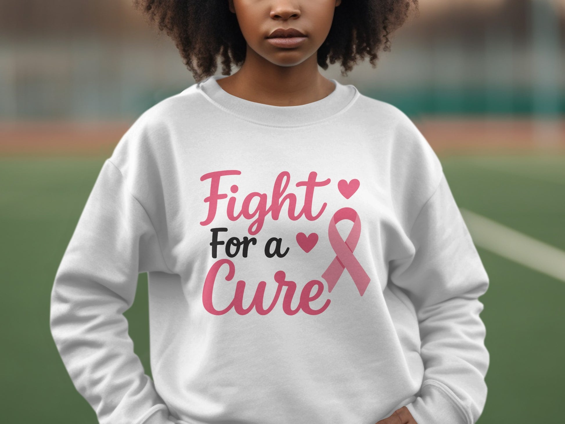 Fight For a Cure with Ribbon Sweatshirt product