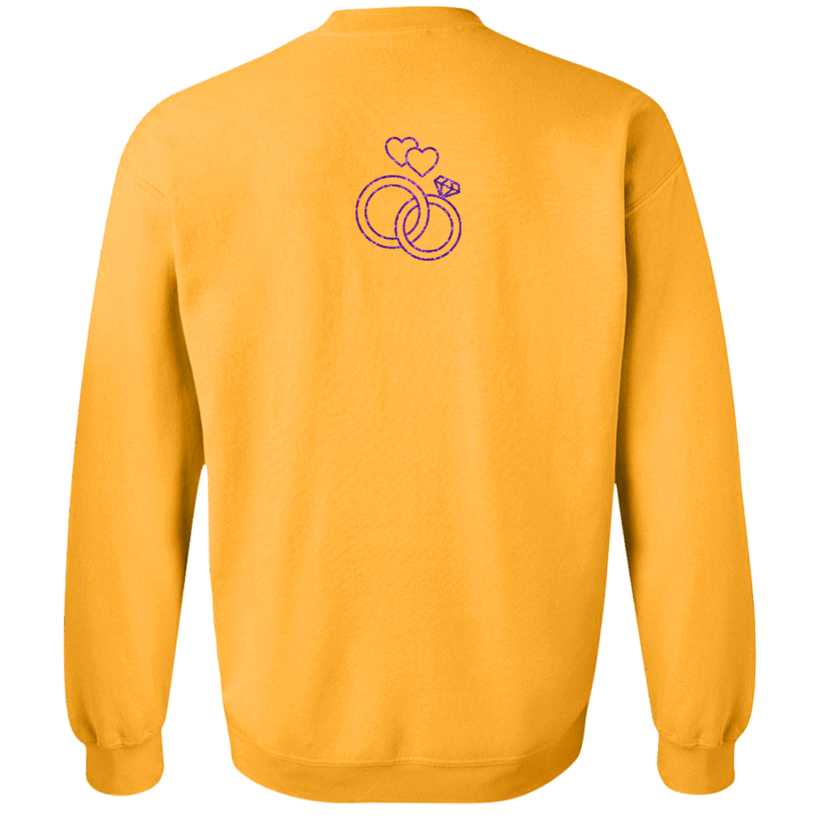 Personalized Purple Glitter WIFEY Sweatshirt