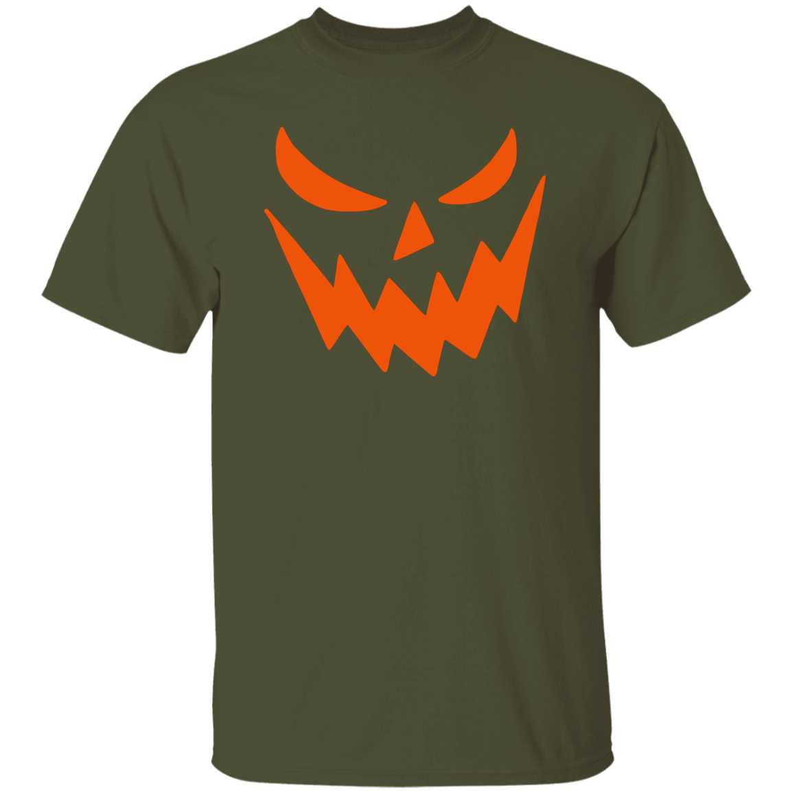 Jack O Lantern Halloween Face T-Shirt (Scary)