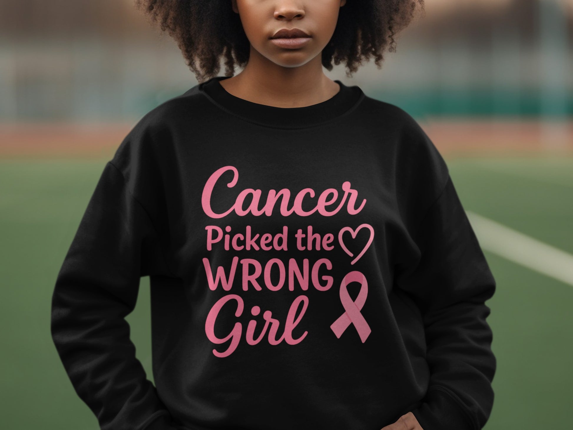 Cancer Picked the Wrong Girl message product