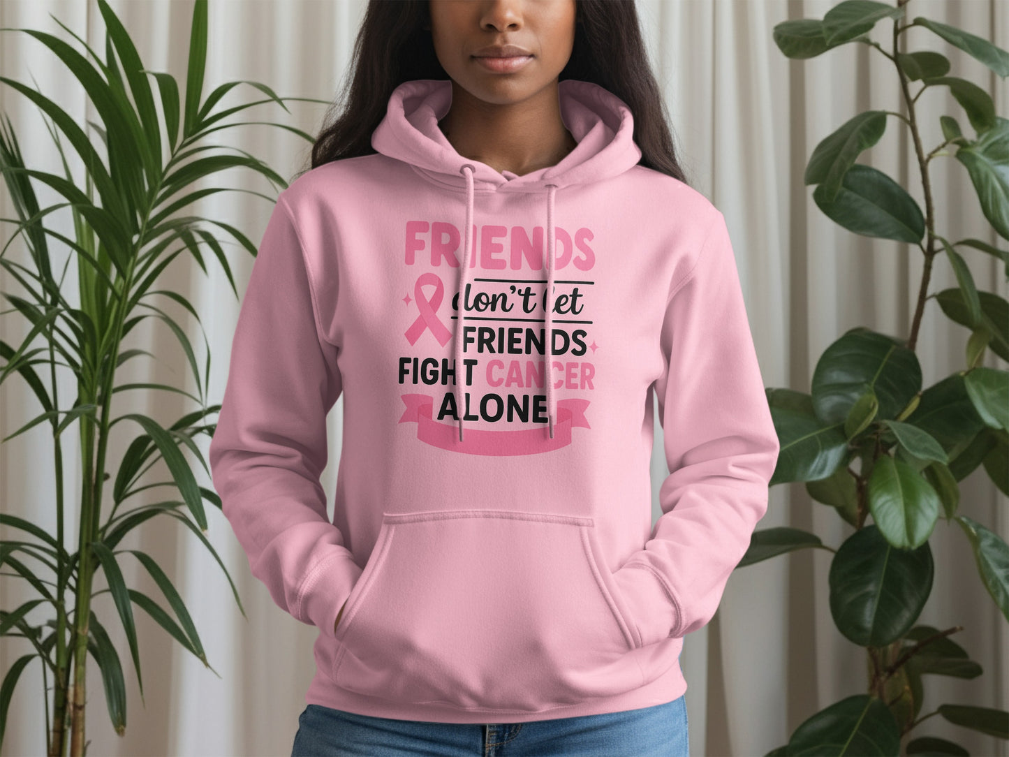 Friends Don't Let Friends Fight Cancer Alone hoodie product