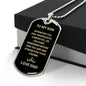 To My Son | Love Dad - Dog Tag