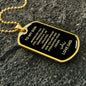 To My Son | Love Dad - Dog Tag