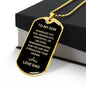 To My Son | Love Dad - Dog Tag