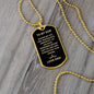 To My Son | Love Dad - Dog Tag