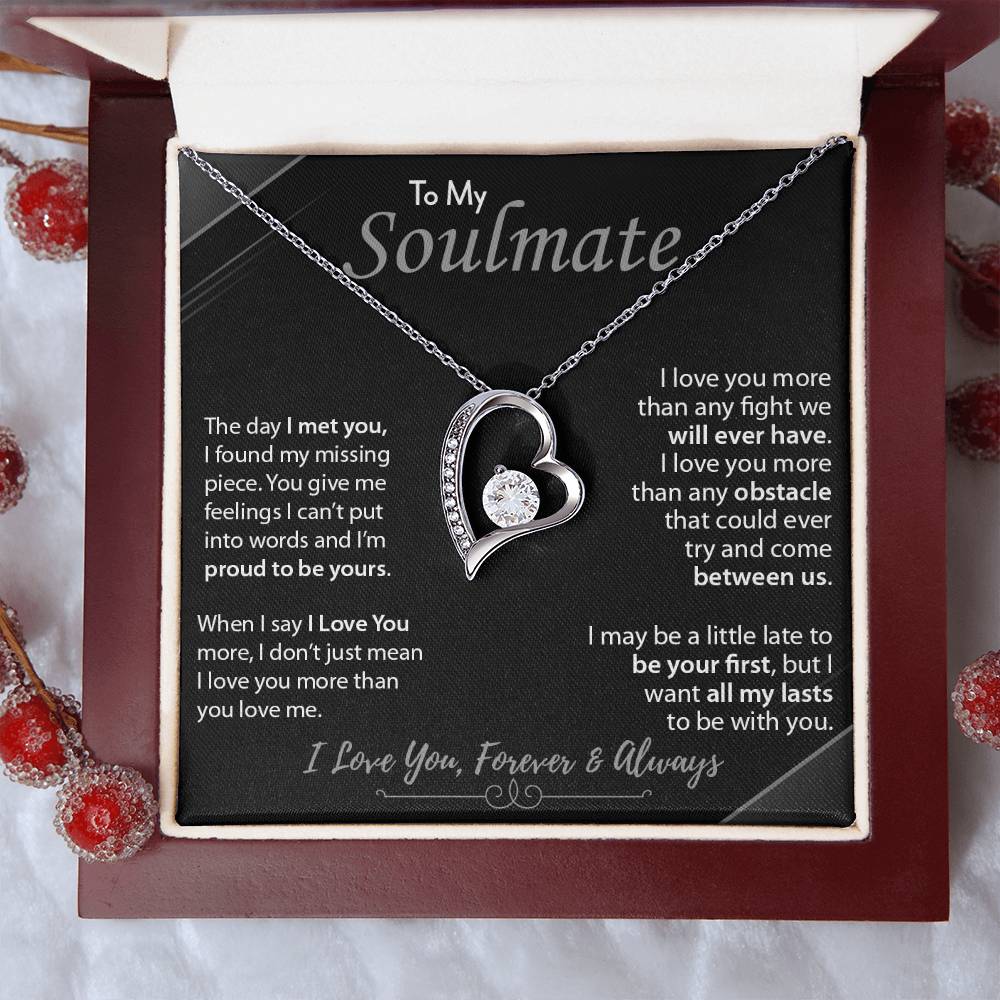 To My Soulmate | Forever Love Necklace