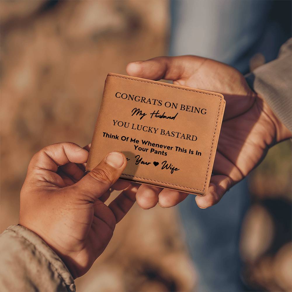 Congrats on Being my Husband Wallet