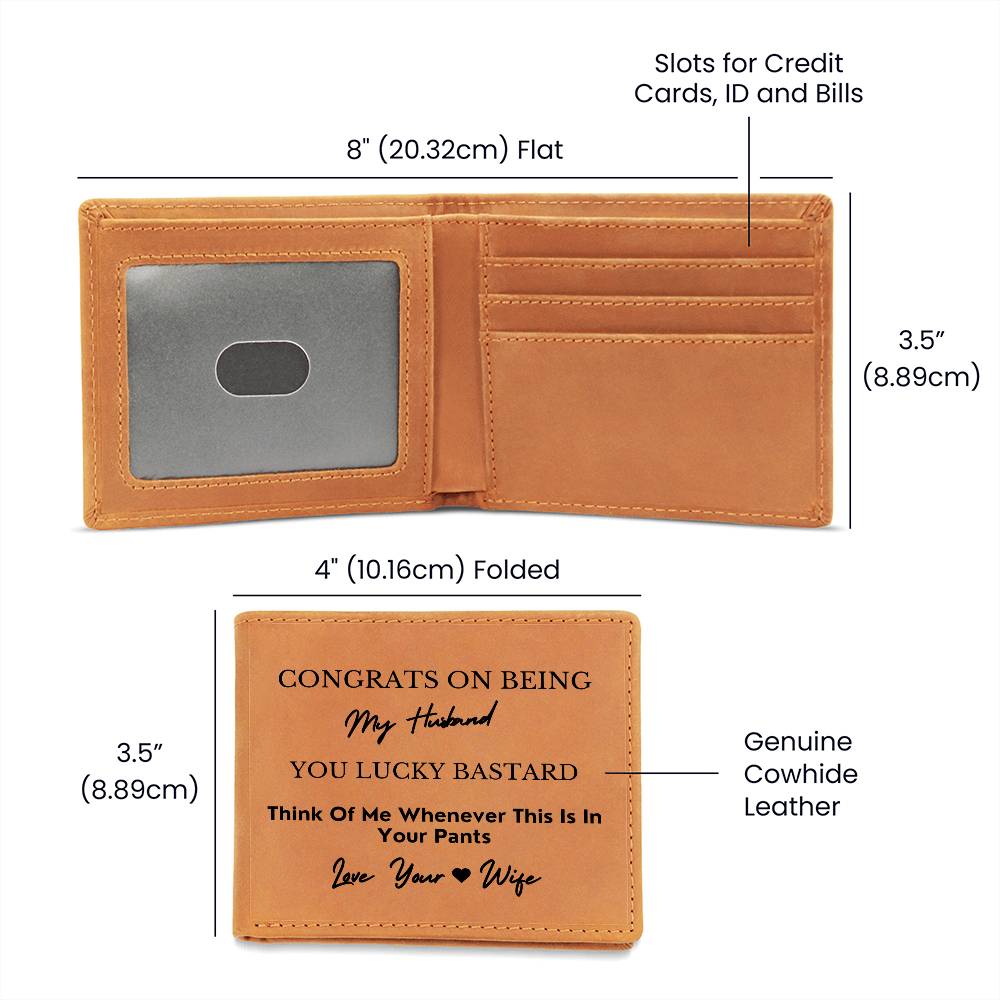 Congrats on Being my Husband Wallet