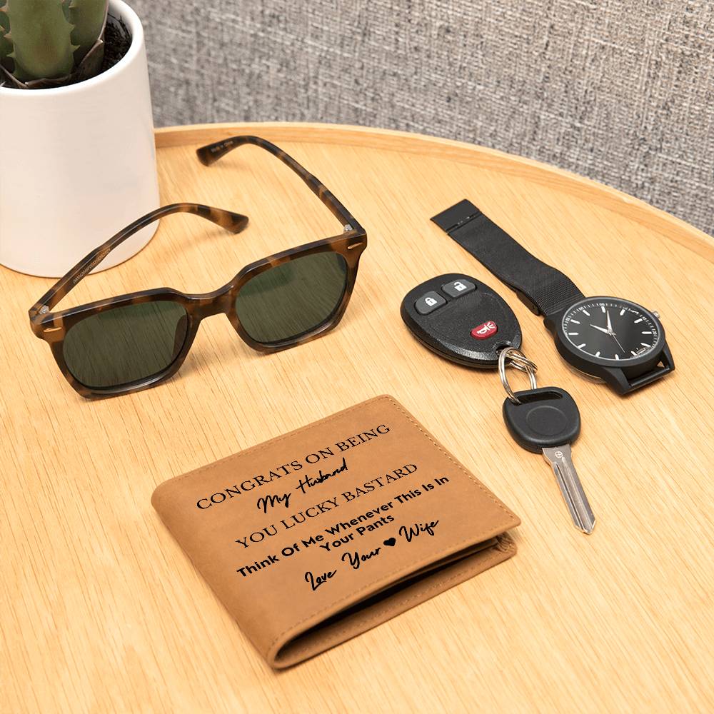 Congrats on Being my Husband Wallet