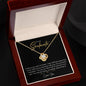 To My Soulmate | I Love You - Love Knot Necklace