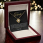 To My Soulmate | I Love You - Love Knot Necklace