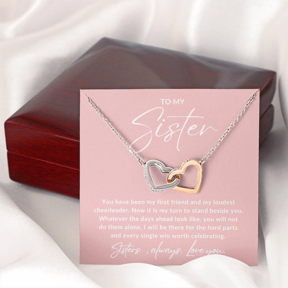 To My Sister - Breast Cancer Awareness Necklace
