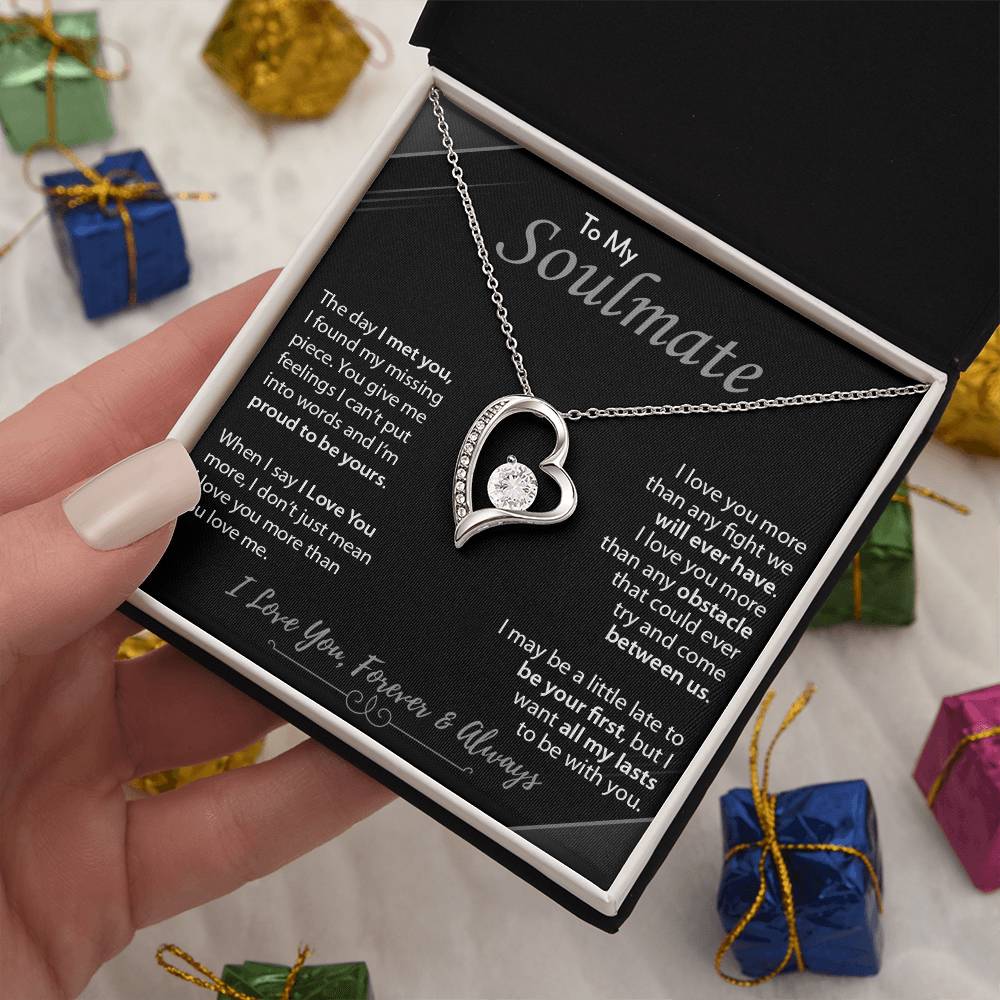To My Soulmate | Forever Love Necklace