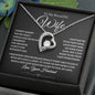 To My Beautiful Wife | Forever Love Necklace