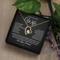 To My Beautiful Wife | Forever Love Necklace