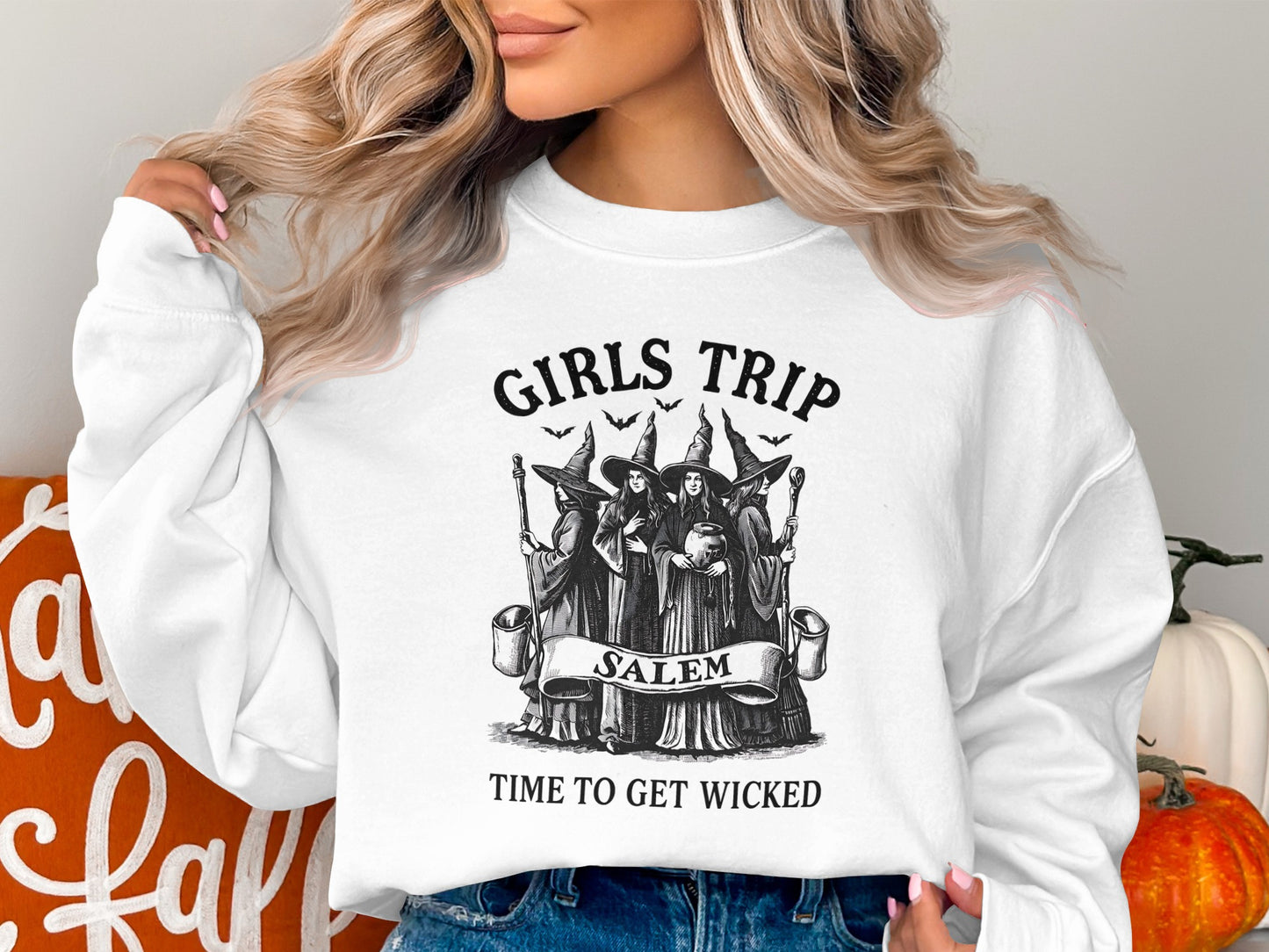 Girls Trip Salem Time to Get Wicked Sweatshirt product