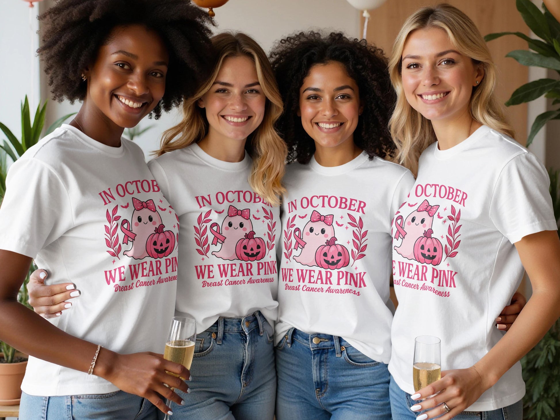 In October We Wear Pink Breast Cancer Awareness product